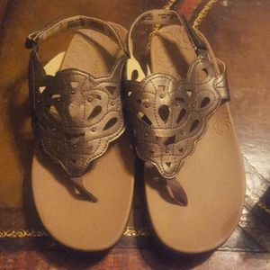 Rockport Ridge Bronze Metallic Sandal Size 8M